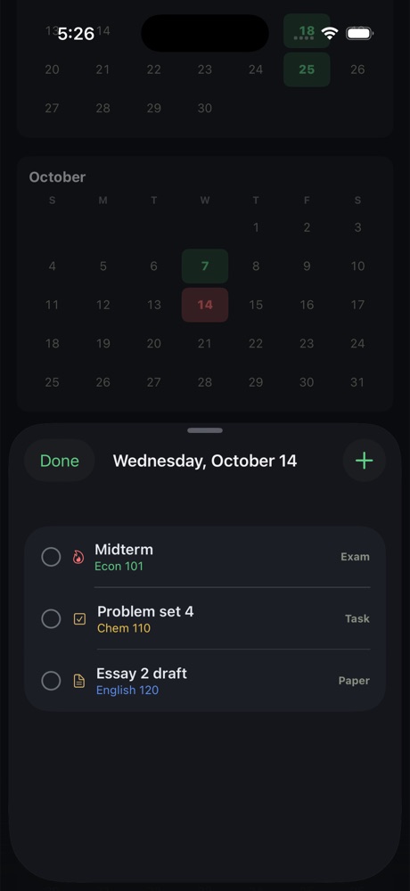 A heavy day opened — three deadlines on October 14